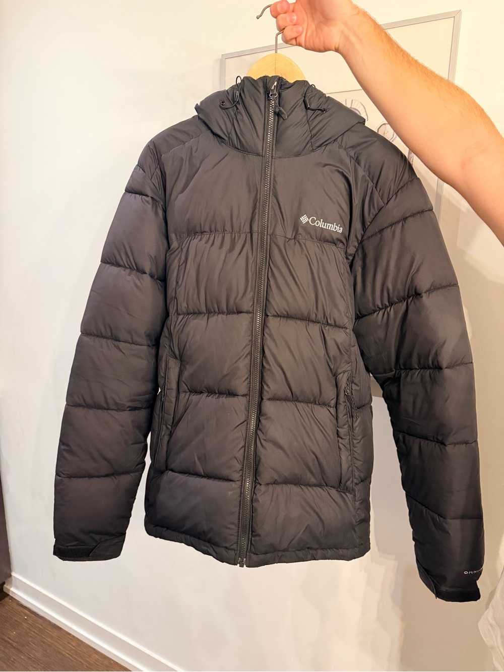 Columbia Insulated Black Puffer Coat